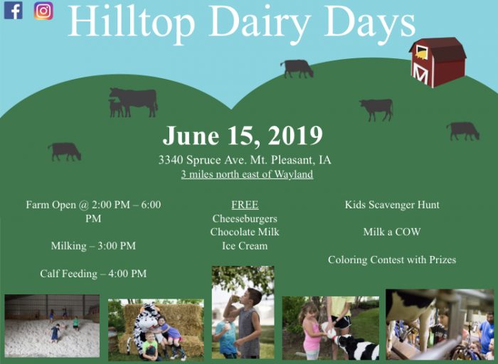 Hilltop Dairy Days Iowa State Dairy Association