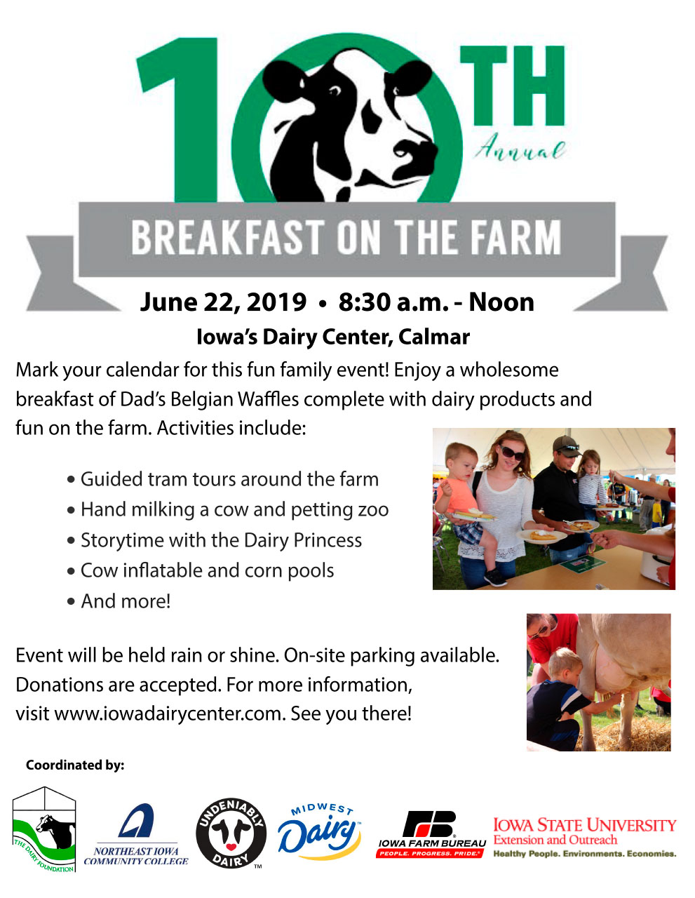 2019 Iowa Dairy Center Breakfast on the Farm